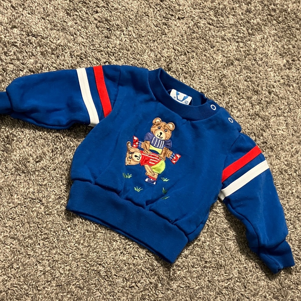 Vintage Infant Boy JOGGLES Sweatshirt size 6-9 months